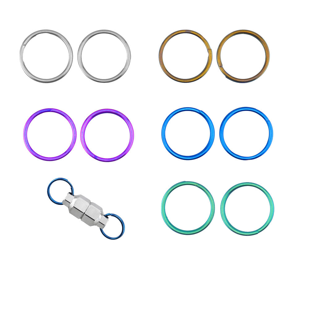 Titanium Split Rings - 14mm