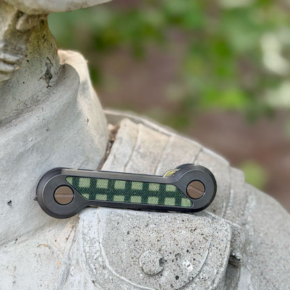 Desert Night Camo Cordura Skin Titanium KeyBar