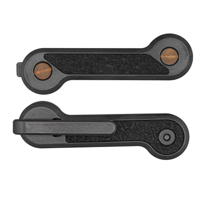 Blackwashed-Titanium-KeyBar-with-Rubber-Grip-Black-Cordura-Inlay-Key-and-Tool-Organizer