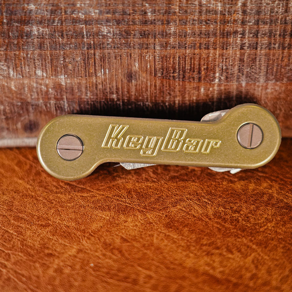 Brass KeyBar | Solid Brass Key & Tool Organizer | KeyBar