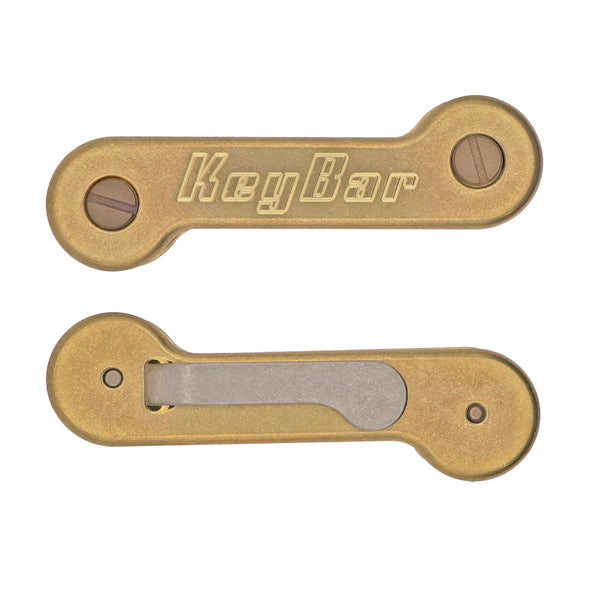 Brass KeyBar | Solid Brass Key & Tool Organizer | KeyBar