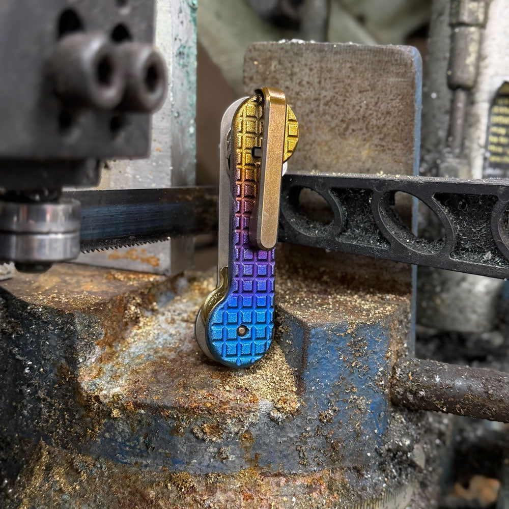 Multicolor Grenade Titanium KeyBar | Rugged Titanium Key Organizer