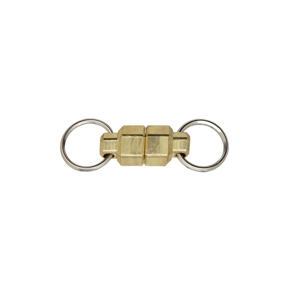 Small-Brass-MagNut-on-white-background-for-KeyBar-Key-and-Tool-Holder