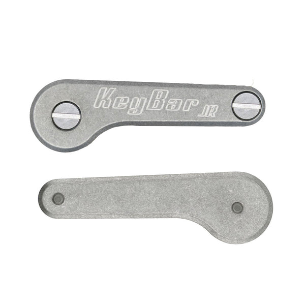 その他 KeyBar JR G10/Stonewashed Aluminum Stonewashed Aluminum KeyBar JR | Compact Aluminum Key & Tool