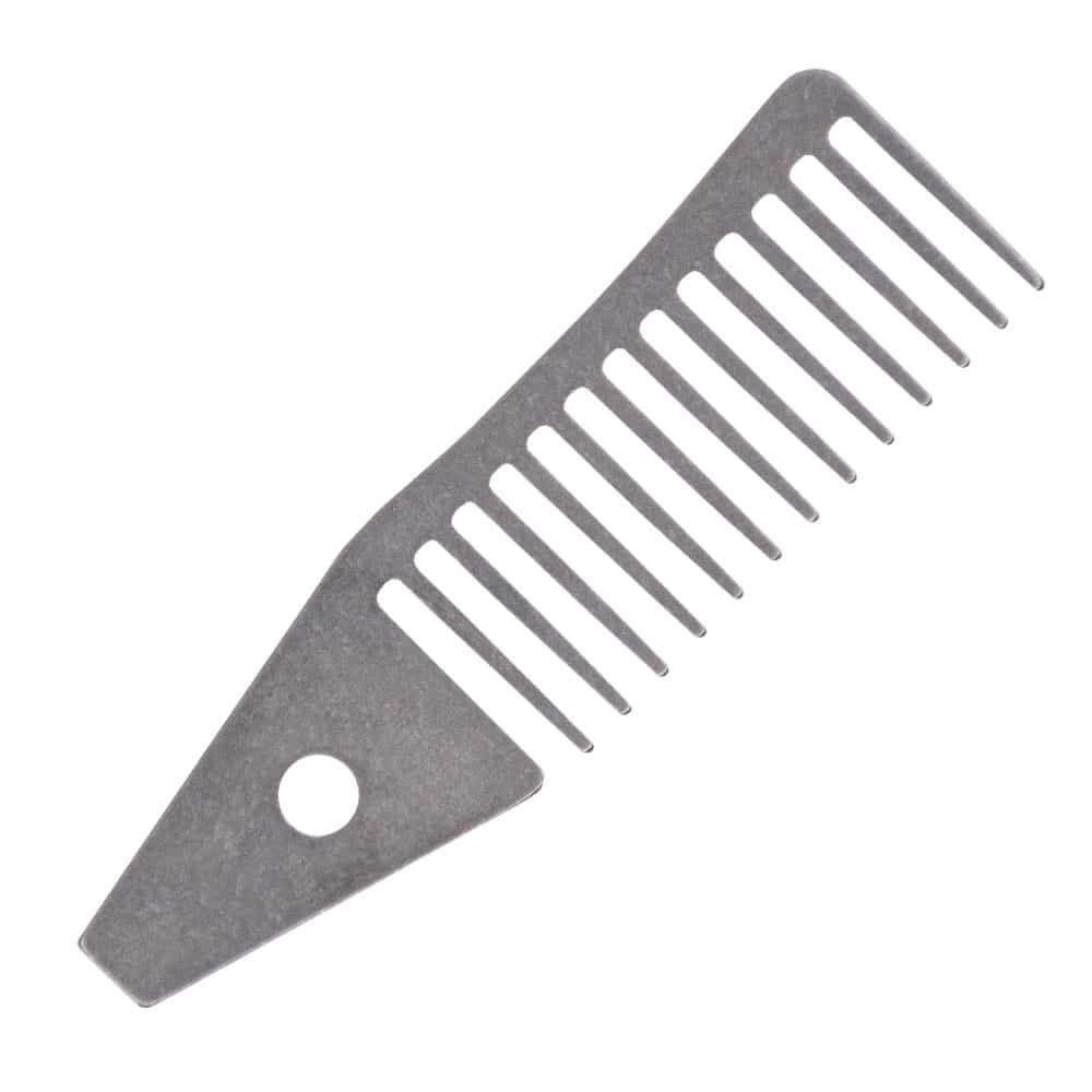 小物 keybar Ultem/Titanium&Blade Insert Combo Comb Insert | Beard Comb for KeyBar | KeyBar