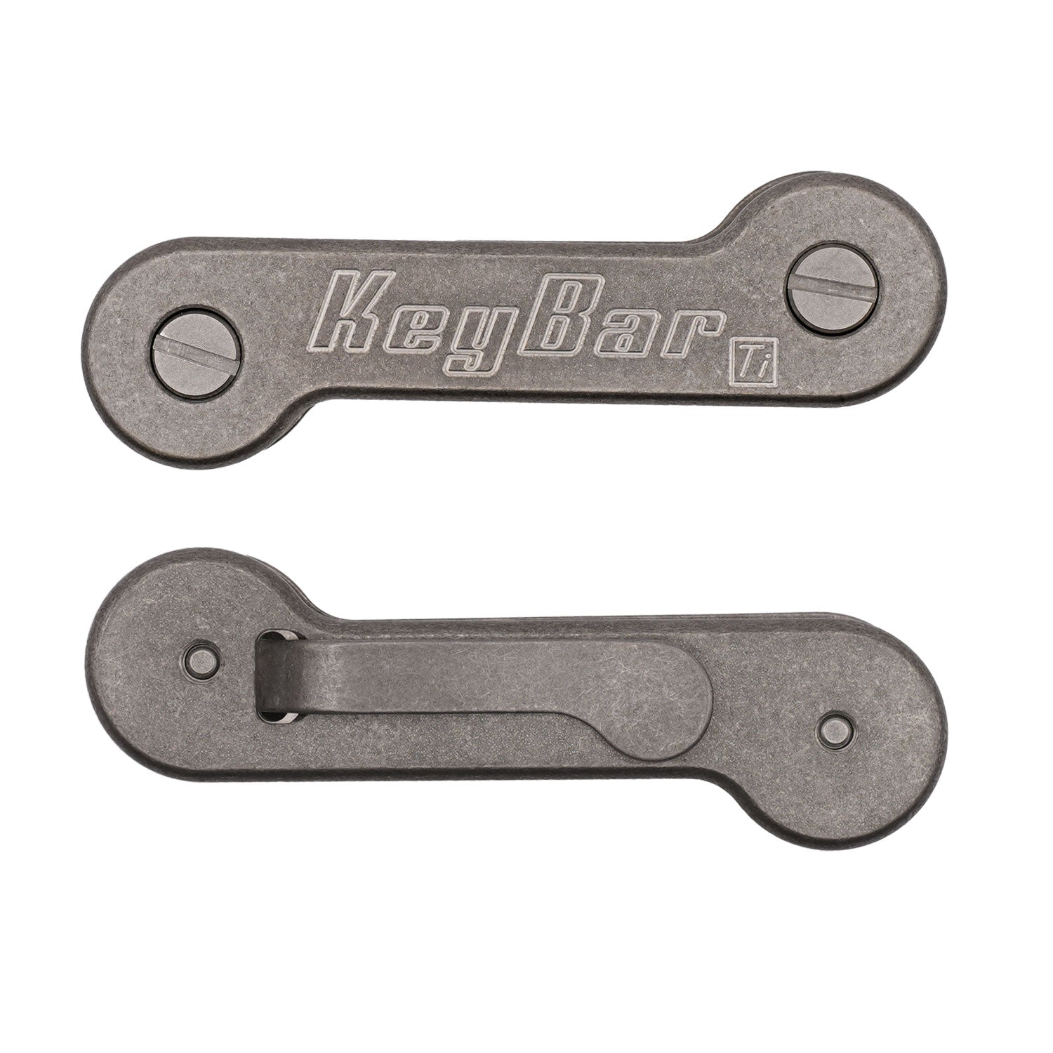 Titanium KeyBar | Durable Stonewashed Key & Tool Organizer