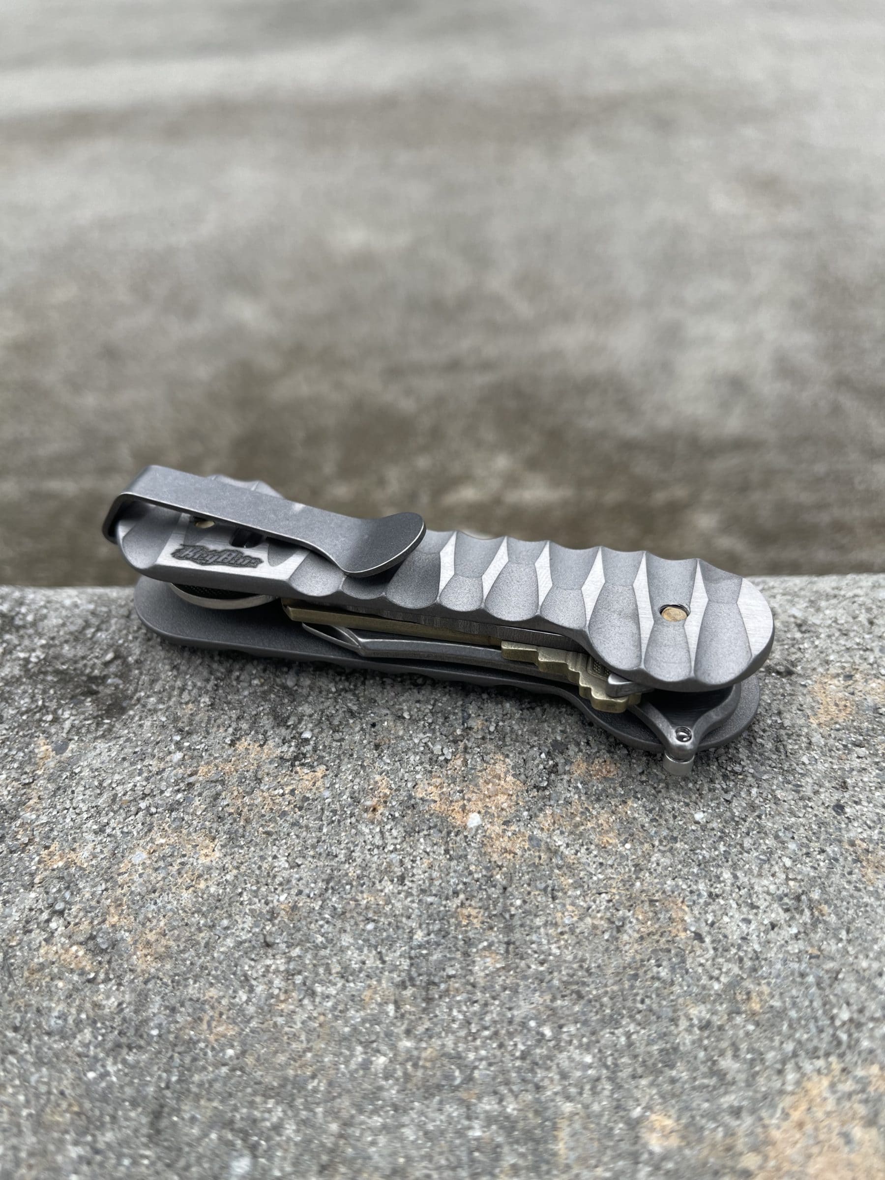 KeyBar Titanium Pocket Key Holder/Organizer (Holds up to 12 Keys